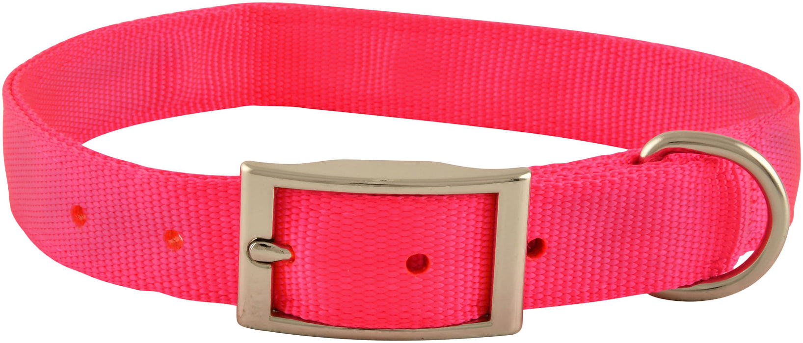 1" Nylon Dog Collar, 26"L - Hot Pink  