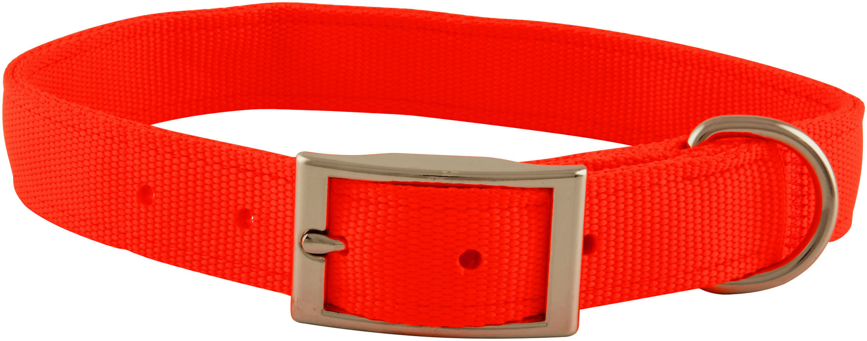 1" Nylon Dog Collar, 26"L - Orange  