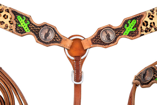 Showman Cactus & Cheetah Tack Set -   