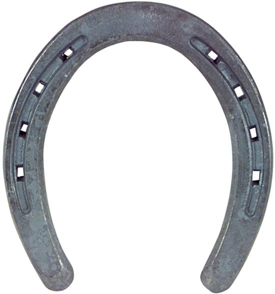 St. Croix Lite Weight Plain Horseshoes, Pair - Jeffers - Horse Supplies > Horse Tack