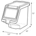 Stackable Pet Treat Bin - BU2M - White Lid / Clear Base - 1 - 4