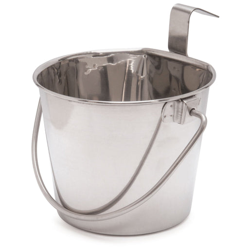 Stainless Steel Flat - Sided Pails - Jeffers - Farm & Ranch Supplies > Farm & Ranch Supplies