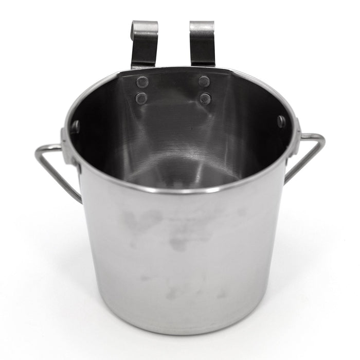 Stainless Steel Pail, Round with Rivets - 010LB-8361 - 1qt - 3