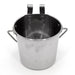 Stainless Steel Pail, Round with Rivets - 010LB-8361 - 1qt - 3