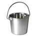 Stainless Steel Pail, Round with Rivets - Jeffers - Farm & Ranch Supplies > Farm & Ranch Supplies