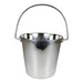 Stainless Steel Pail, Round with Rivets - Jeffers - Farm & Ranch Supplies > Farm & Ranch Supplies