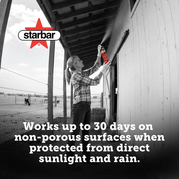 Starbar Aviator Fly Bait Aerosol 16 oz, Fly Control Spray for Barns, Stables & Livestock Areas - FA5G - 16 oz - 5