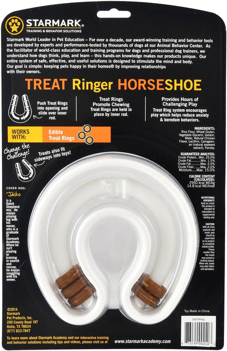 Starmark Treat Ringer, Horseshoe - Jeffers - Dog Supplies > Dog Toys