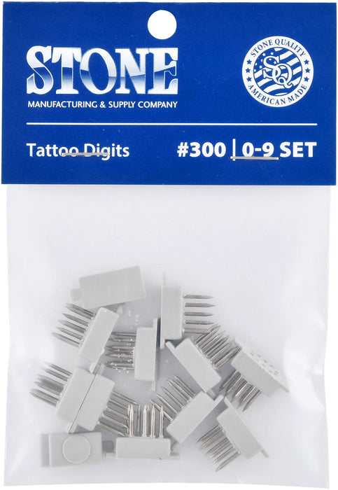 Stone #300 Digit Set 0-9 -   