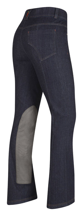 Stretch Denim Extended Knee Patch Bootcut, Reg Length - Jeffers - Women > Women's Clothing > Women's Jeans, Pants, Shorts