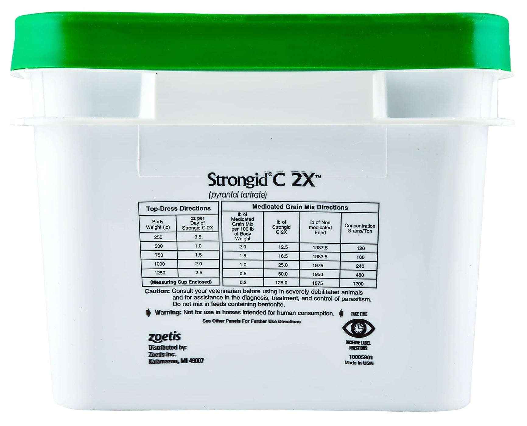 Strongid C 2X Concentrated Daily Equine Anthelmintic — Jeffers