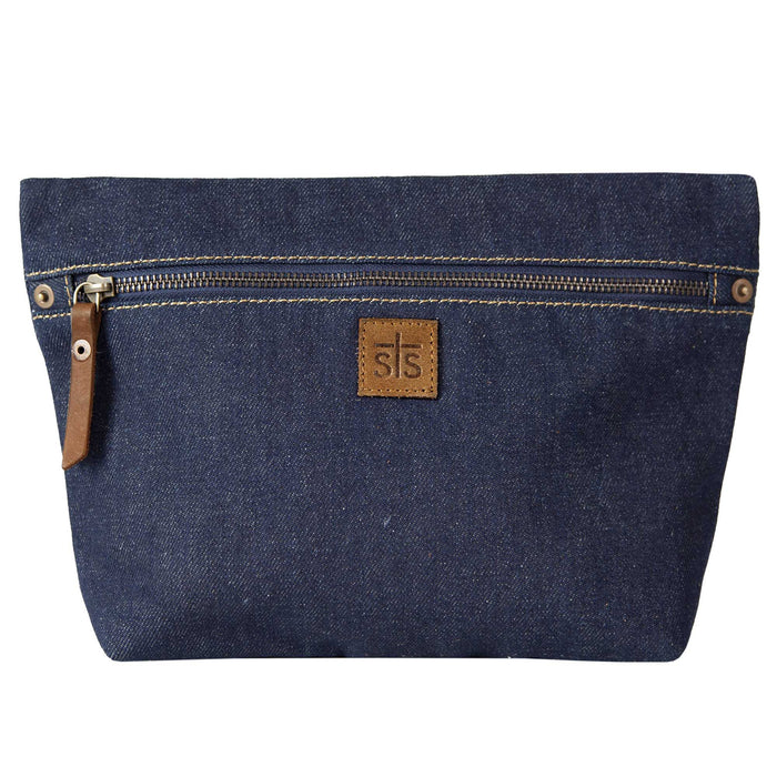 STS Blue Bayou Denim Cosmetic Pouch - Jeffers - Women > Accessories, Jewelry, Handbags