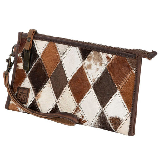 STS Diamond Cowhide Clutch - Jeffers - Women > Accessories, Jewelry, Handbags