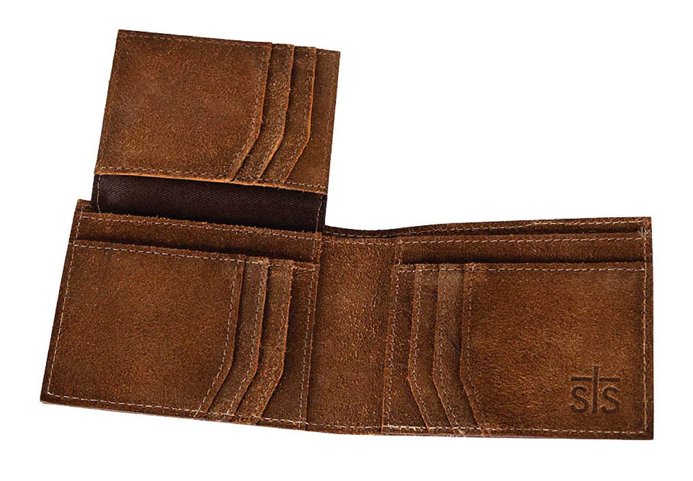 STS Men's Cowhide Bifold Wallet - Jeffers - Men > Men's Caps, Belts, Buckles