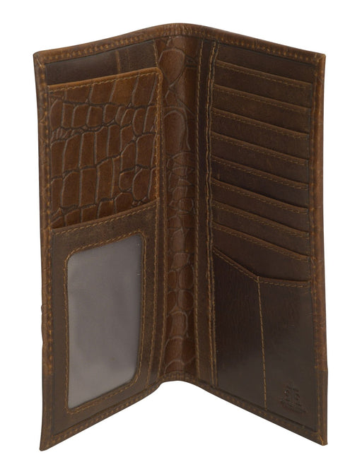 STS Men's Croc Long Bifold Wallet - Jeffers - Men > Men's Caps, Belts, Buckles