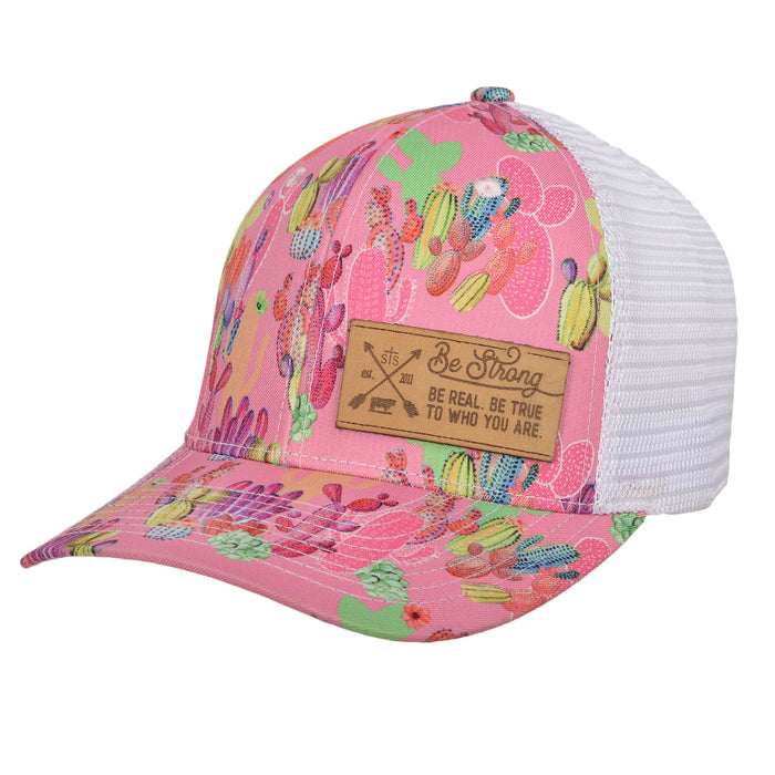 STS Patch Cap in Pink Cactus - Jeffers - Horse Supplies > Riding Apparel & Accessories