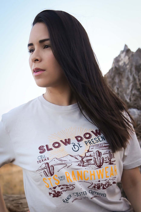 STS 'Slow Down, Be Present' Tee - Jeffers - Women > Women's Clothing > Women's Shirts