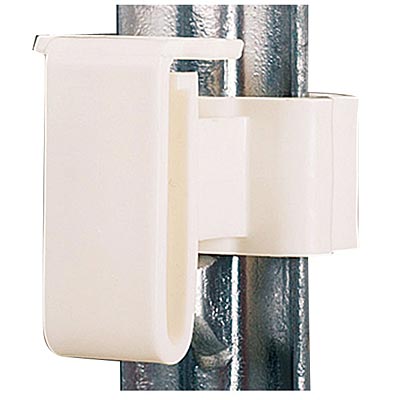 Studded T - Post Tape Insulator, White, 25 pk - Jeffers - Farm & Ranch Supplies > Fencing & Barriers