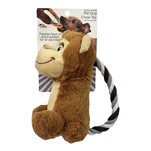 Stuffed Animal Rope Puller, Assorted, 9" - KL219 - Assorted - 9" - 1