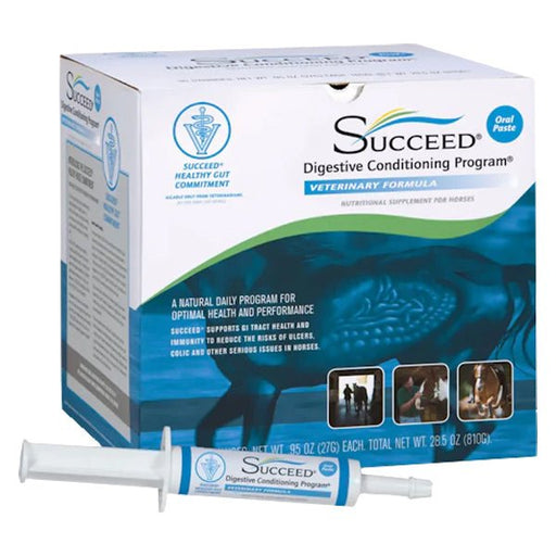 SUCCEED® Veterinary Formula (VF) Digestive Conditioning Program Oral Paste for Horses, 27 g - 012FRE-50105 - Oat - 30 (0.95 oz Syringes) - 1