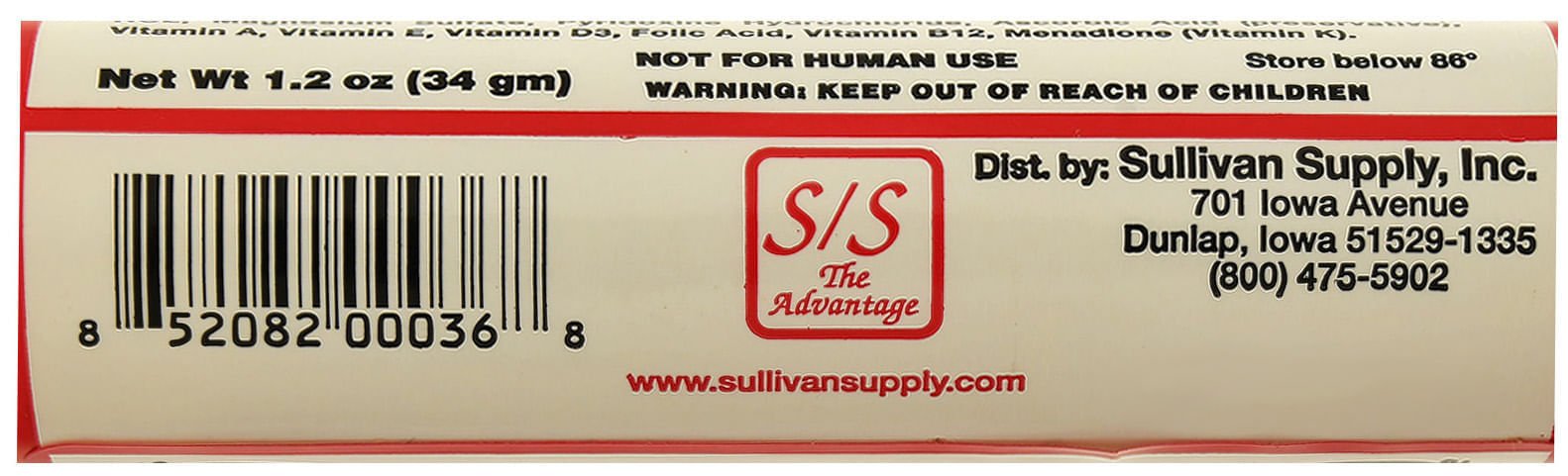 Sullivan's Show Pig Paste - Jeffers - Swine Supplies > Swine Supplies