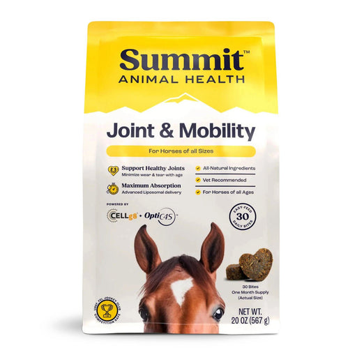 Summit Animal Health - Joint & Mobility Bites for Horses, 30 ct - SAH3 - 30 ct - 1 Month Supply - 1