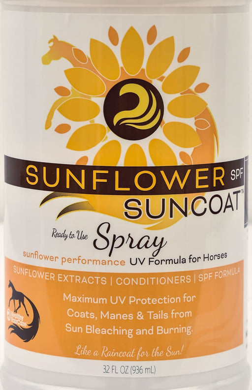 Sunflower Suncoat SPF Spray for Horses, 32 oz - Jeffers - Horse Supplies > Horse Grooming