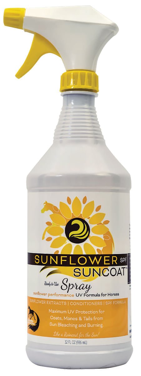 Sunflower Suncoat SPF Spray for Horses, 32 oz - Jeffers - Horse Supplies > Horse Grooming