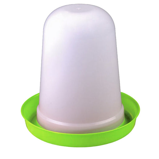 Super Eco Poultry Waterer – Easy - Fill, Transparent Chicken Drink Dispenser - GAUCV - 5 Liter - Lime Green - 2