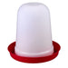 Super Eco Poultry Waterer – Easy - Fill, Transparent Chicken Drink Dispenser - GAUCW - 8 Liter - Red - 3