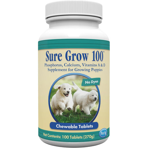 Sure Grow 100 Puppy Supplement, 100 Count Chewable Tablets - TFS1 - 1