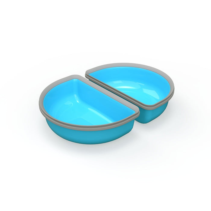 SureFeed Half Bowls for Microchip Pet Feeder Connect, 4-Pack - 010MER-211693 - Blue - 4 ct - 2