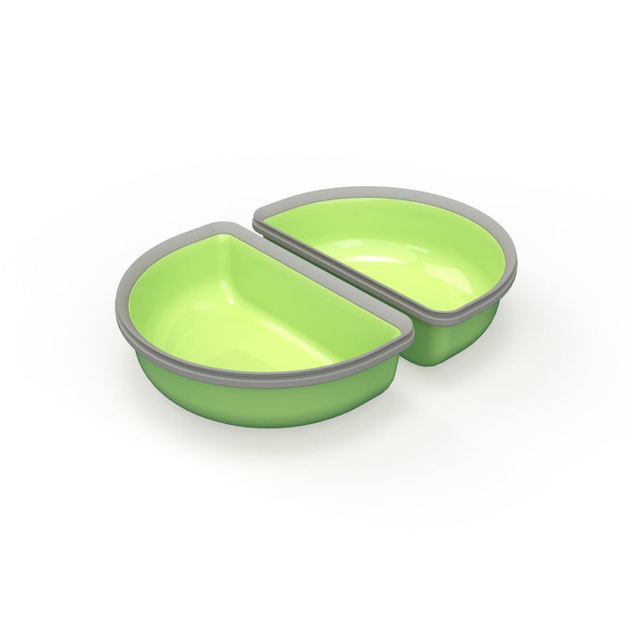 SureFeed Half Bowls for Microchip Pet Feeder Connect, 4-Pack - 010MER-211694 - Green - 4 ct - 5