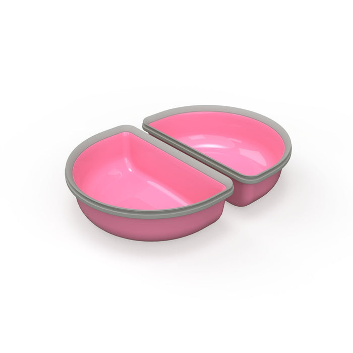 SureFeed Half Bowls for Microchip Pet Feeder Connect, 4-Pack - 010MER-211695 - Pink - 4 ct - 8