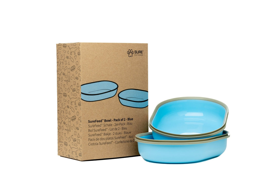 SureFeed Replacement Bowls for Microchip Pet Feeders, 2-Pack - 010MER-211674 - Blue - 2 ct - 3