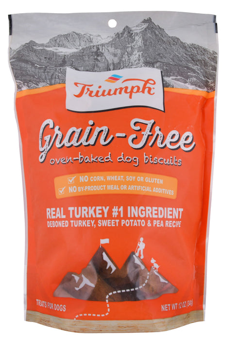 Triumph Grain-Free Turkey, Sweet Potato & Pea Biscuits -   