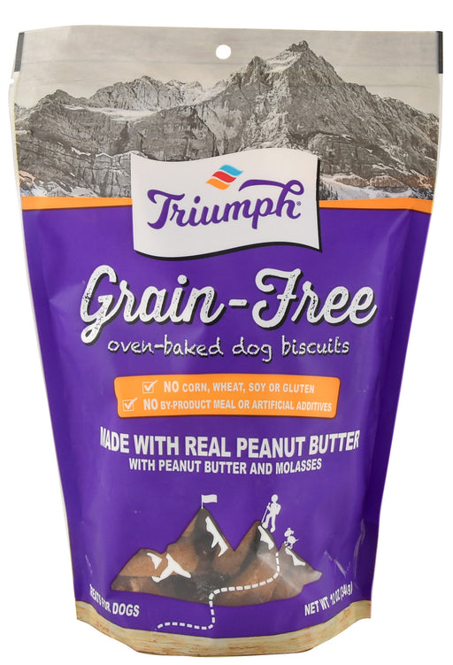 Triumph Grain-Free Peanut Butter & Molasses Biscuits -   