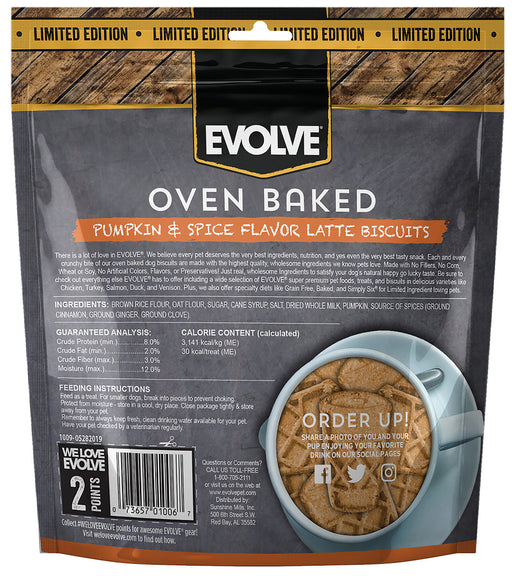 Evolve Limited Edition Pumpkin Spice Latte Biscuits -   