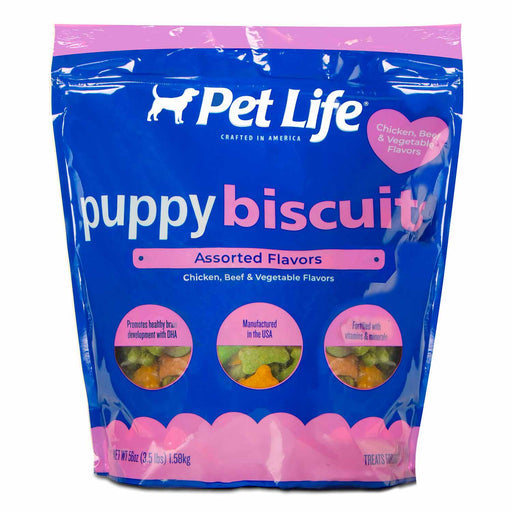 Puppy Biscuits, 56 oz - 56oz Chicken, Beef, Vegetable Bag