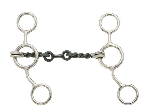 Sweet Iron Dogbone Twisted Wire Gag Snaffle - Jeffers - Horse Supplies > Horse Tack > Bridle Bits