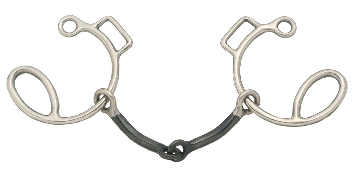 Snaffle à Anneau Lâche 6 Pouces - Mors De Bride En Fer - Occasion - Idéal Pour L'équitation