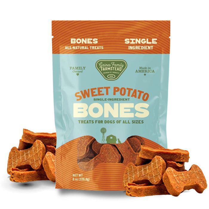 Sweet Potato Bones Dog Treats – All Natural, Limited Ingredient, Oven - Baked, Made in USA - GFFG - Pumpkin and Sweet Potato - 40 oz - 26
