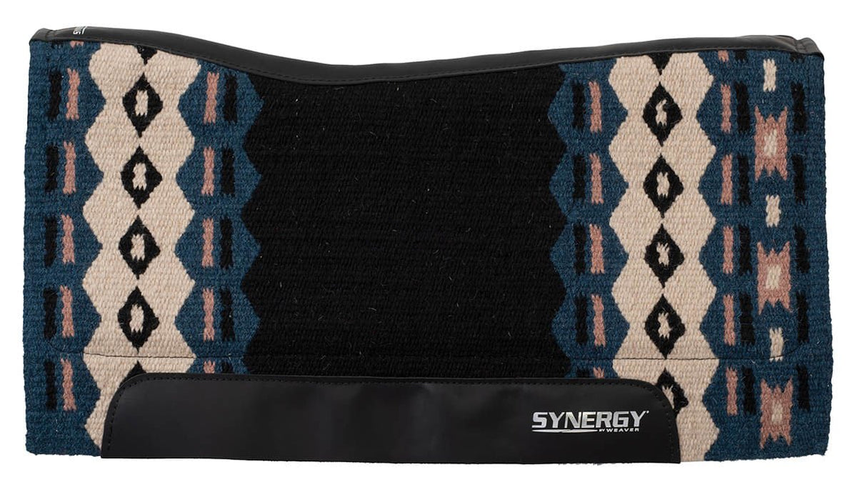 Synergy Contoured Performance Buckstitch Saddle Pad - WLC2J8 - Bisque/Mustard - 1