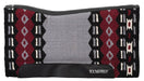Synergy Contoured Performance Buckstitch Saddle Pad - WLC2J9 - Gray Taupe/Burgundy - 7