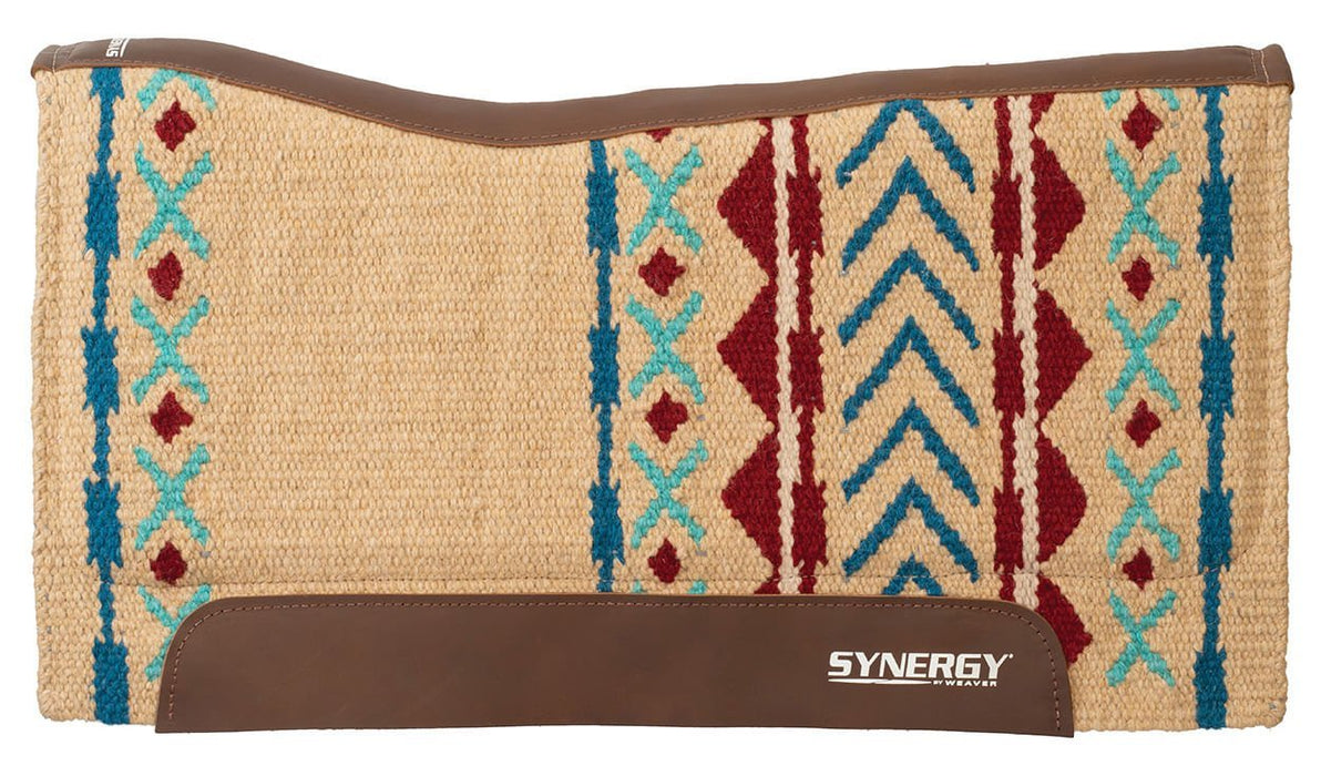 Synergy Contoured Performance Mojave Saddle Pad - WLC2FF - Black/Red Clay - 5