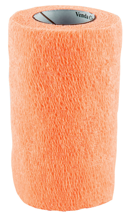 3M Vetrap Bandage, 4" - Bright Orange Single Pack 