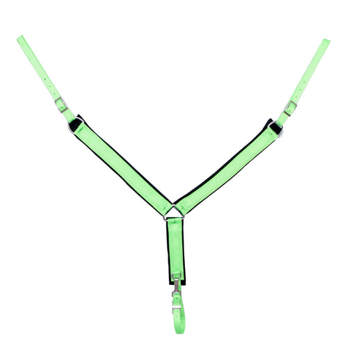 Triple E Draft Nylon Breast Collar - Lime Green  