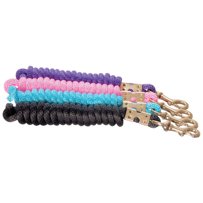 Triple E Mini Poly Horse Lead Rope w/ Bolt Snap, 7" - Pink  