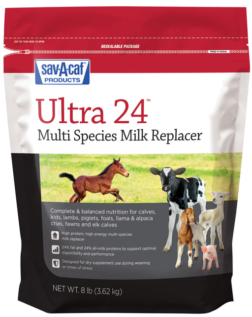 Ultra 24 Multi-Species Milk Replacer - Grade A Ultra 24, 8 lb bag  