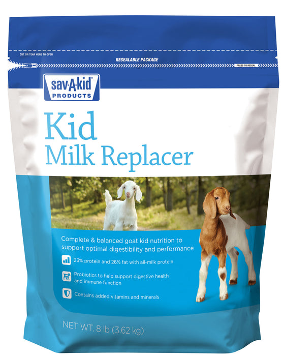 Sav-A-Kid Milk Replacer - Sav-A-Kid Milk Replacer, 8 lb resealable bag  